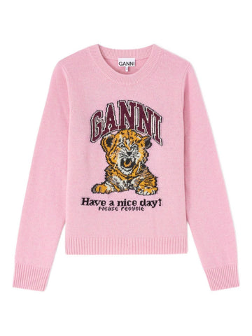 GANNI Sweaters Pink