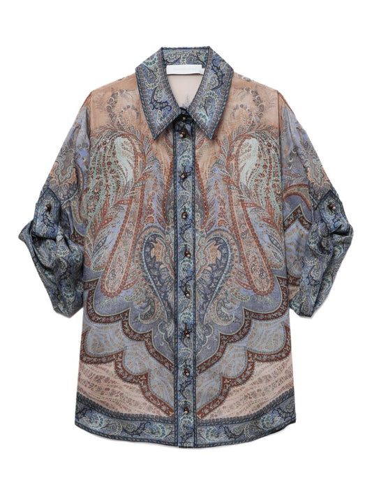 Zimmermann Shirts Blue