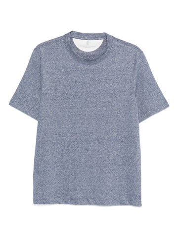 Brunello Cucinelli T-shirts and Polos Blue