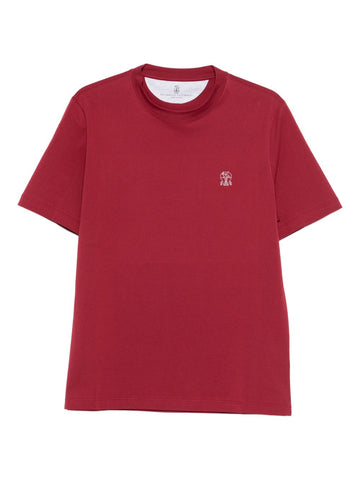 Brunello Cucinelli T-shirts and Polos Red
