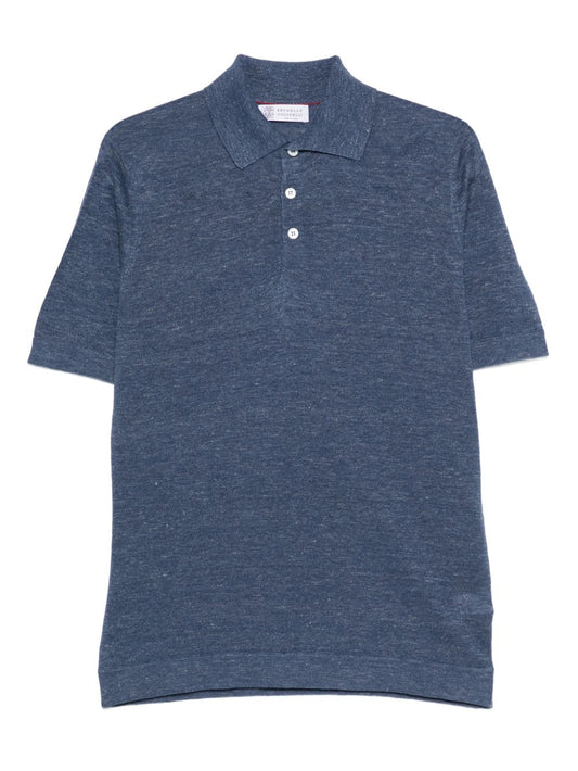 Brunello Cucinelli T-shirts and Polos Clear Blue