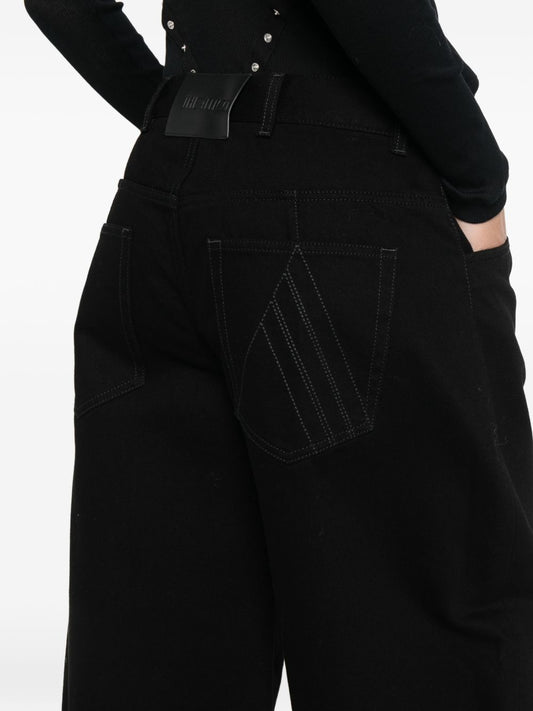 The Attico Jeans Black