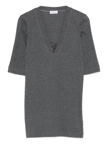Brunello Cucinelli Sweaters Grey