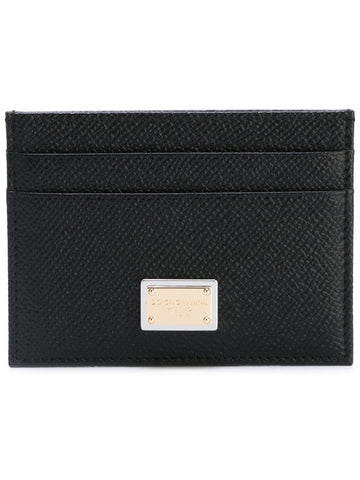 Dolce & Gabbana-card holder with logo plaque on the front
