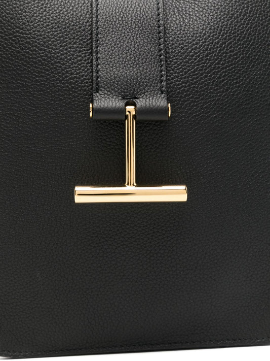 Tom Ford Tara Small Shoulder Bag In Grained Leather
