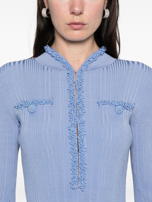 Self-portrait Dresses Clear Blue