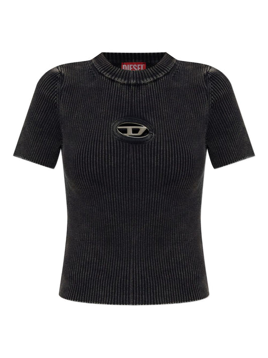 Diesel T-shirts and Polos Black