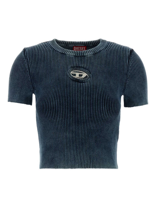 Diesel M-Anchor ribbed cotton t-shirt