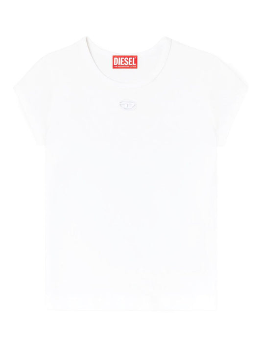Diesel T-Angie logo-embroidery T-shirt