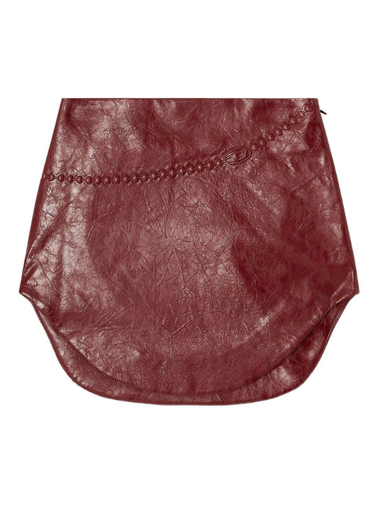 Diesel Faux leather mini skirt