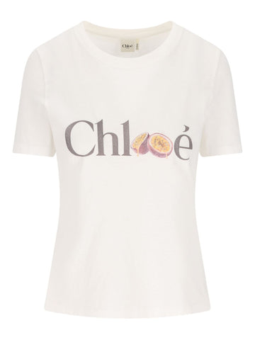 Chloé ChloÃ© Logo cotton t-shirt