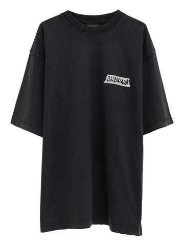 Balenciaga T-shirts and Polos Black