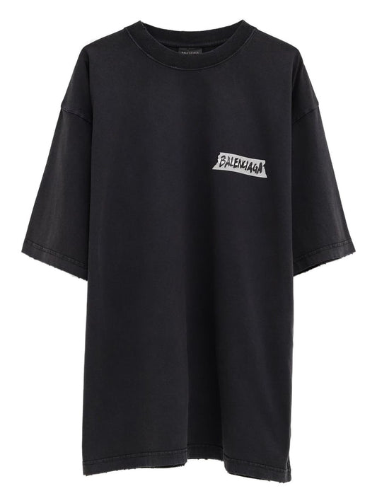 Balenciaga T-shirts and Polos Black