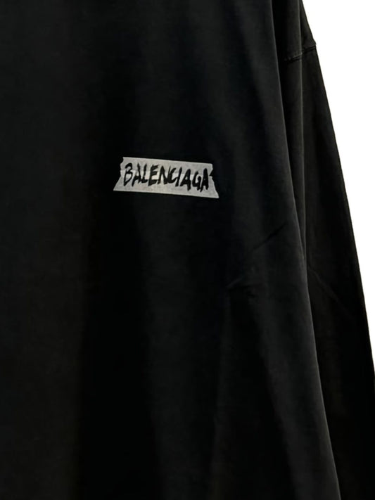 Balenciaga T-shirts and Polos Black