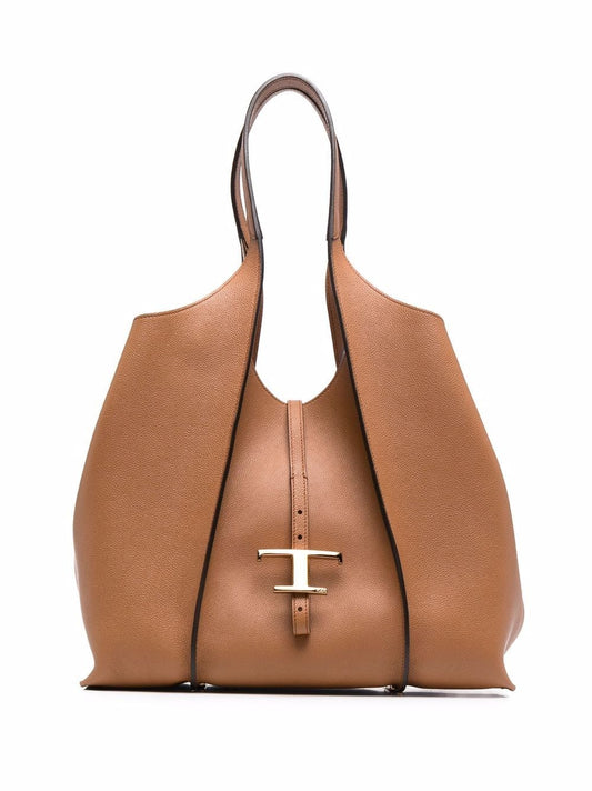 Tod'S T Timeless Shopping Bag In Leather Medium