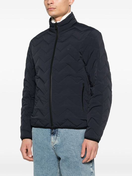 Emporio Armani Coats Blue