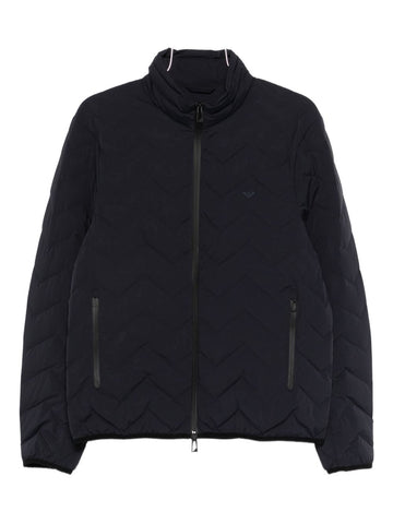 Emporio Armani Coats Blue