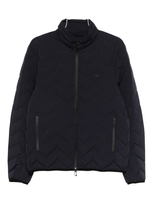 Emporio Armani Coats Blue