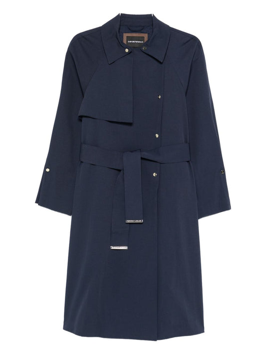 Emporio Armani Coats Blue