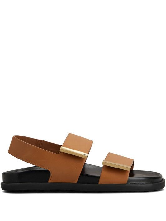 Tod's Sandals Leather Brown