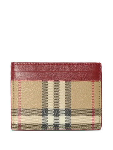 Burberry Wallets Red