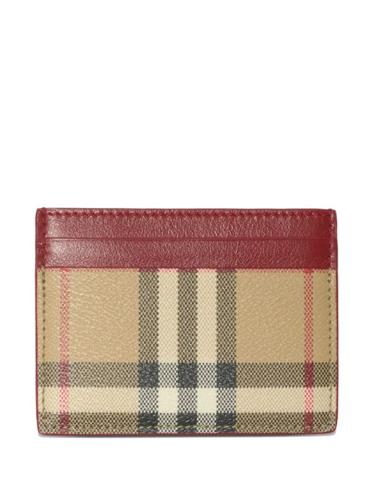 Burberry Wallets Red