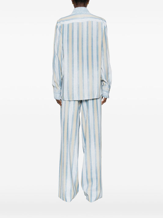 Ermanno Scervino Shirts Clear Blue