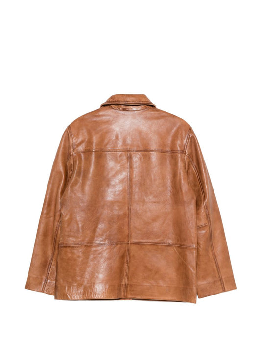 HERSKIND Jackets Leather Brown