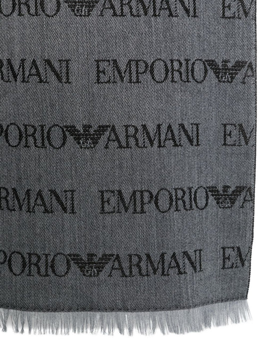 Emporio Armani Scarfs Grey
