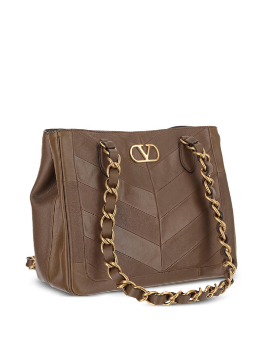 Valentino Garavani Laseine Shopping Bag In Nappa Leather