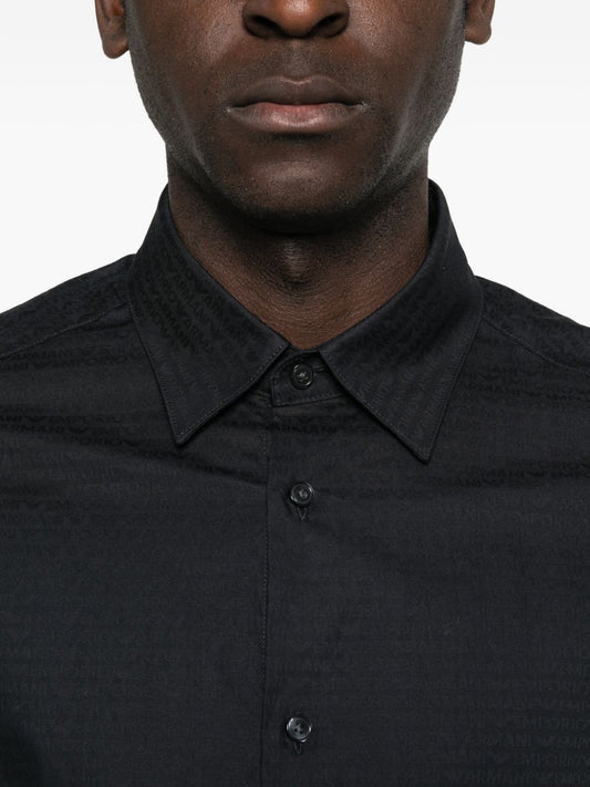 Emporio Armani Shirts Blue