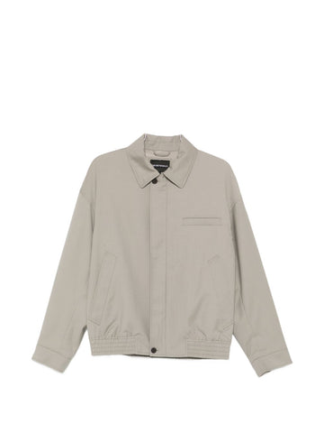 Emporio Armani Coats Dove Grey