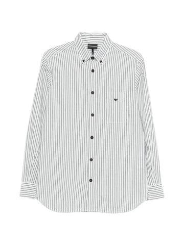 Emporio Armani Shirts Clear Blue