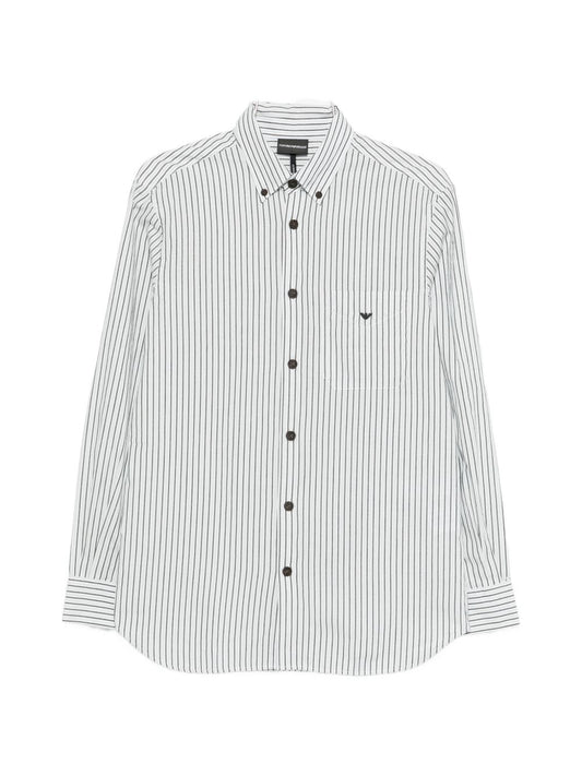 Emporio Armani Shirts Clear Blue