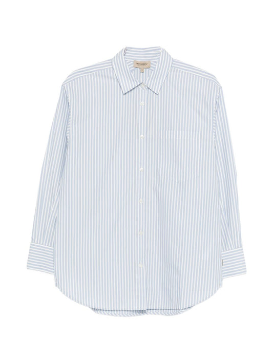 Woolrich Shirts Clear Blue