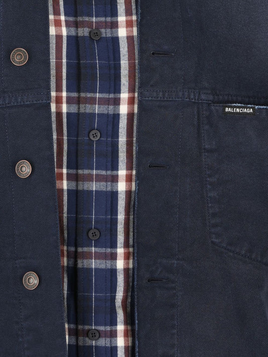 Balenciaga Jackets Blue