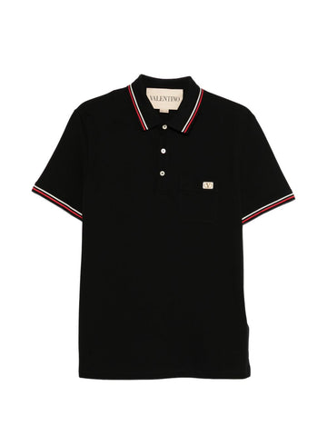 Valentino T-shirts and Polos Black