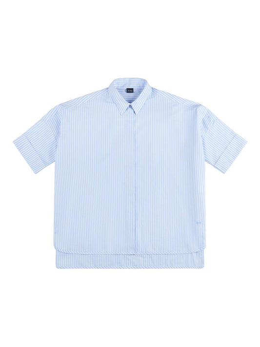 Fay Shirts Clear Blue