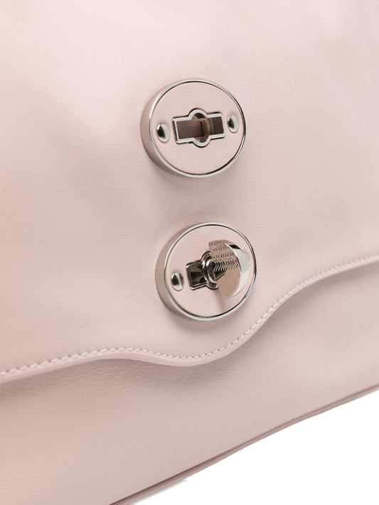 Zanellato Postina® Small Bag In Hammered Leather Pink Roseto