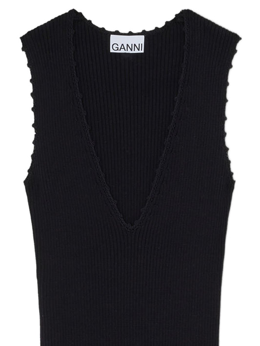 GANNI Dresses Black