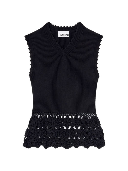 GANNI Sweaters Black