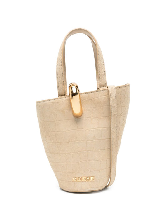 Jacquemus Le Petit Bambola leather bucket bag