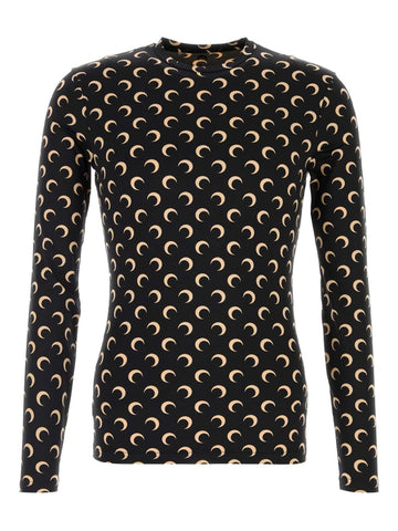 Marine Serre Moon crewneck top