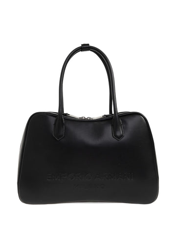 Emporio Armani Eagle Club Capsule Collection Soft Leather Shoulder Bag