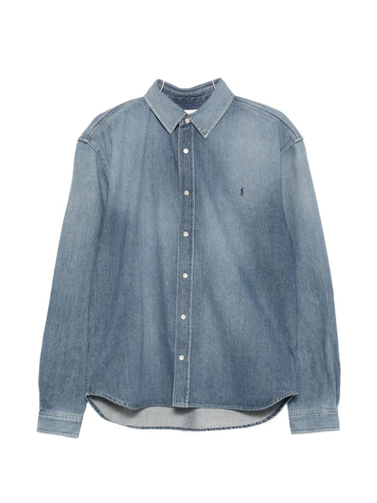 Saint Laurent  Shirts Blue
