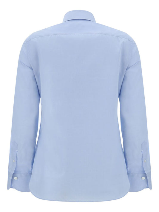 FINAMORE 1925 NAPOLI Shirts Clear Blue