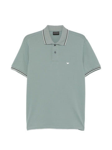 Emporio Armani Logo cotton polo shirt