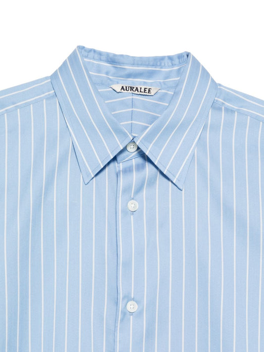 AURALEE Shirts Clear Blue