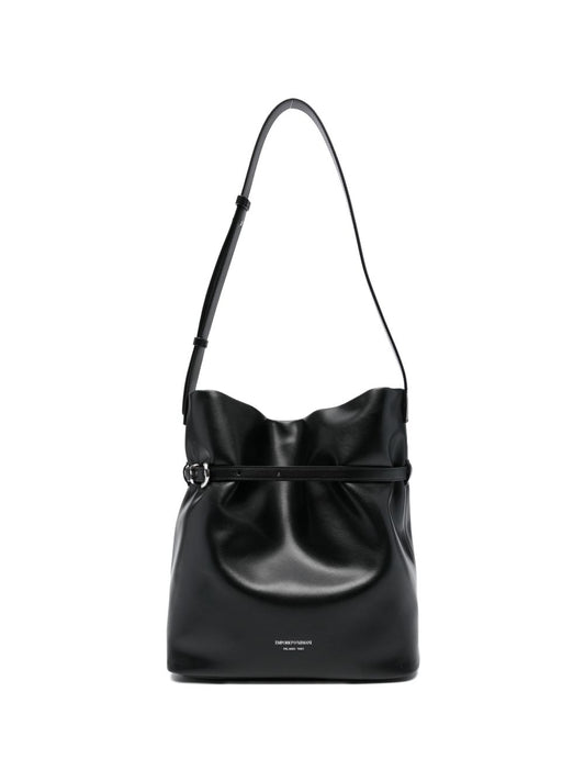 Emporio Armani Leather Bucket Bag