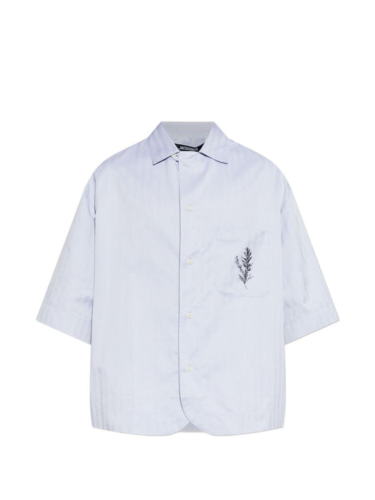 JACQUEMUS Shirts Clear Blue